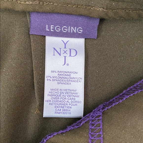 NYDJ Women’s Olive Slim Pants. NWOT Beautiful Heavy Fabric. Dressy & Comfortable - Picture 2 of 12